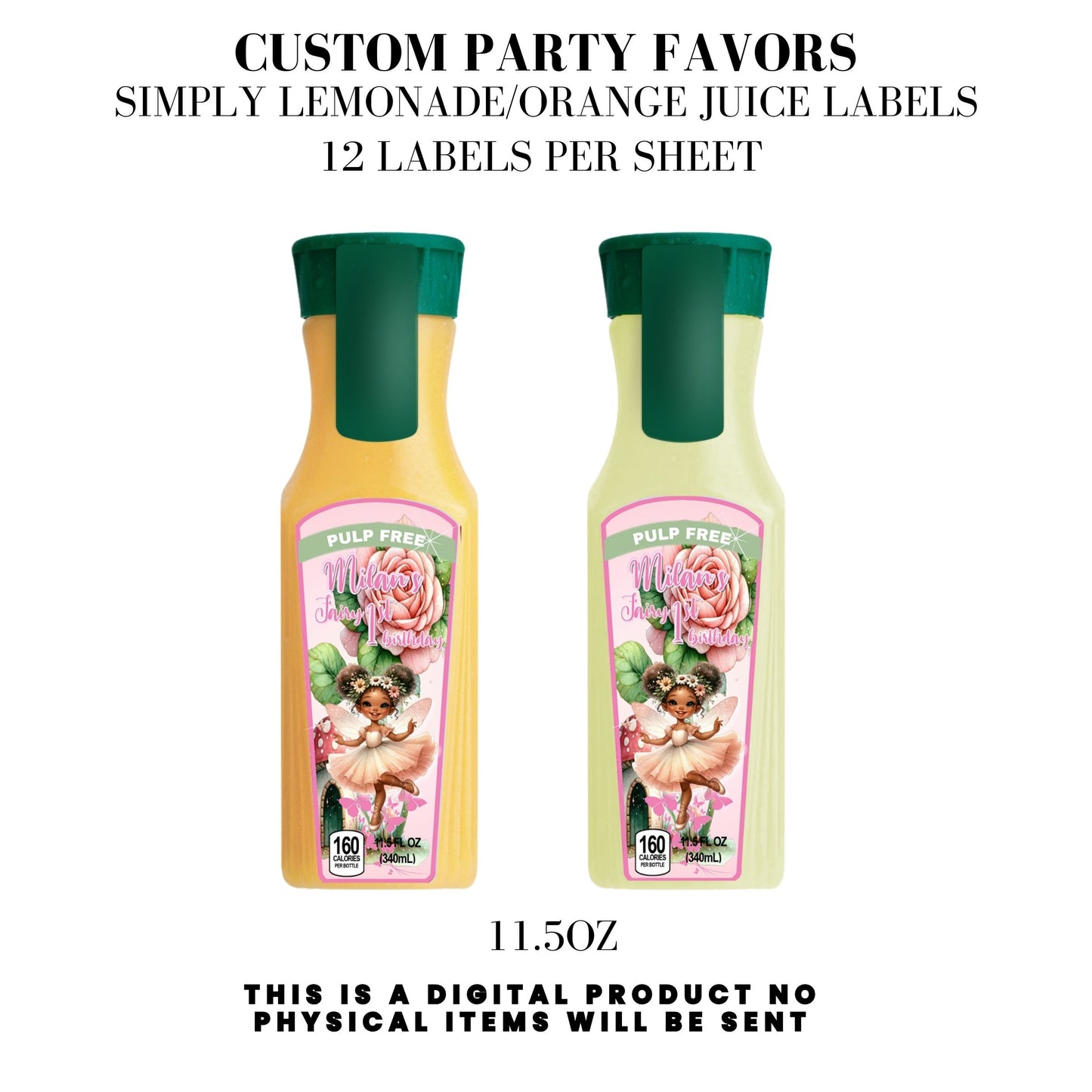 Pink Fairy Garden Birthday Party Favors DFY