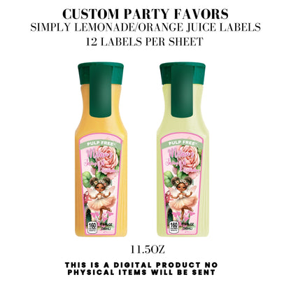 Pink Fairy Garden Birthday Party Favors DFY
