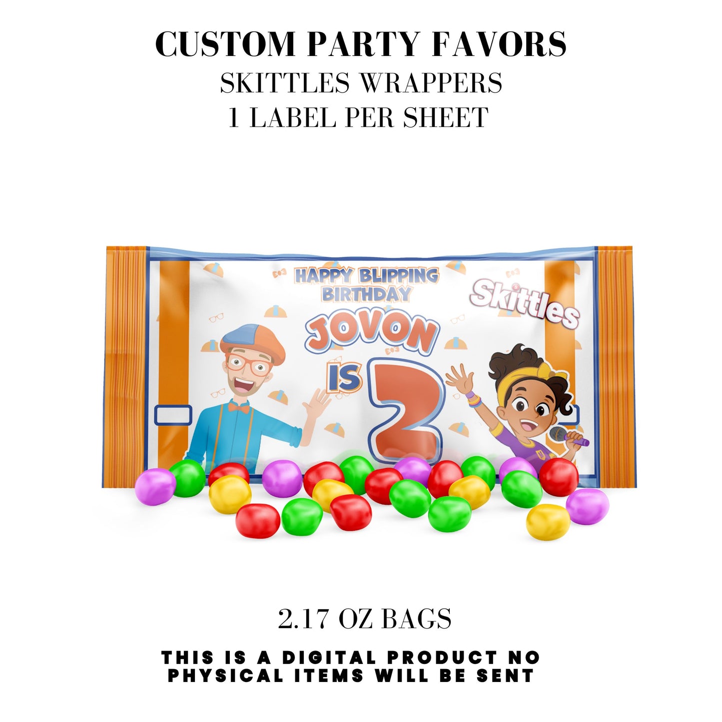 Blippi Birthday Party Printables DFY