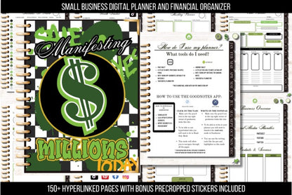 Manifesting Millions Small Business Digital Planner