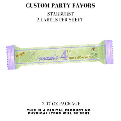 Princess Tiana Printable Favor Designs DFY