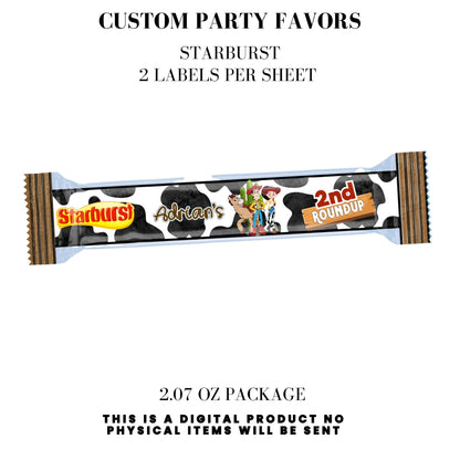 Toy Cowboy Roundup Digital Party Favor DFY