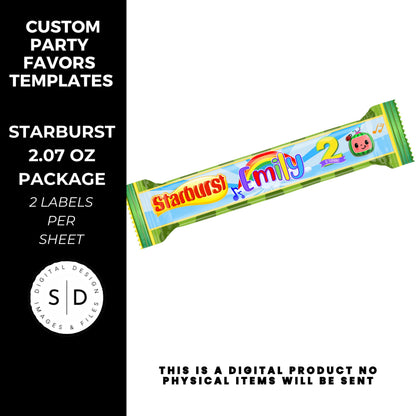 Rainbow Melon Birthday Party Favor Bundle DFY