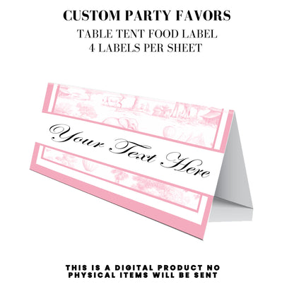 Toile du Jouy Safari Party Printable Favor Designs DFY