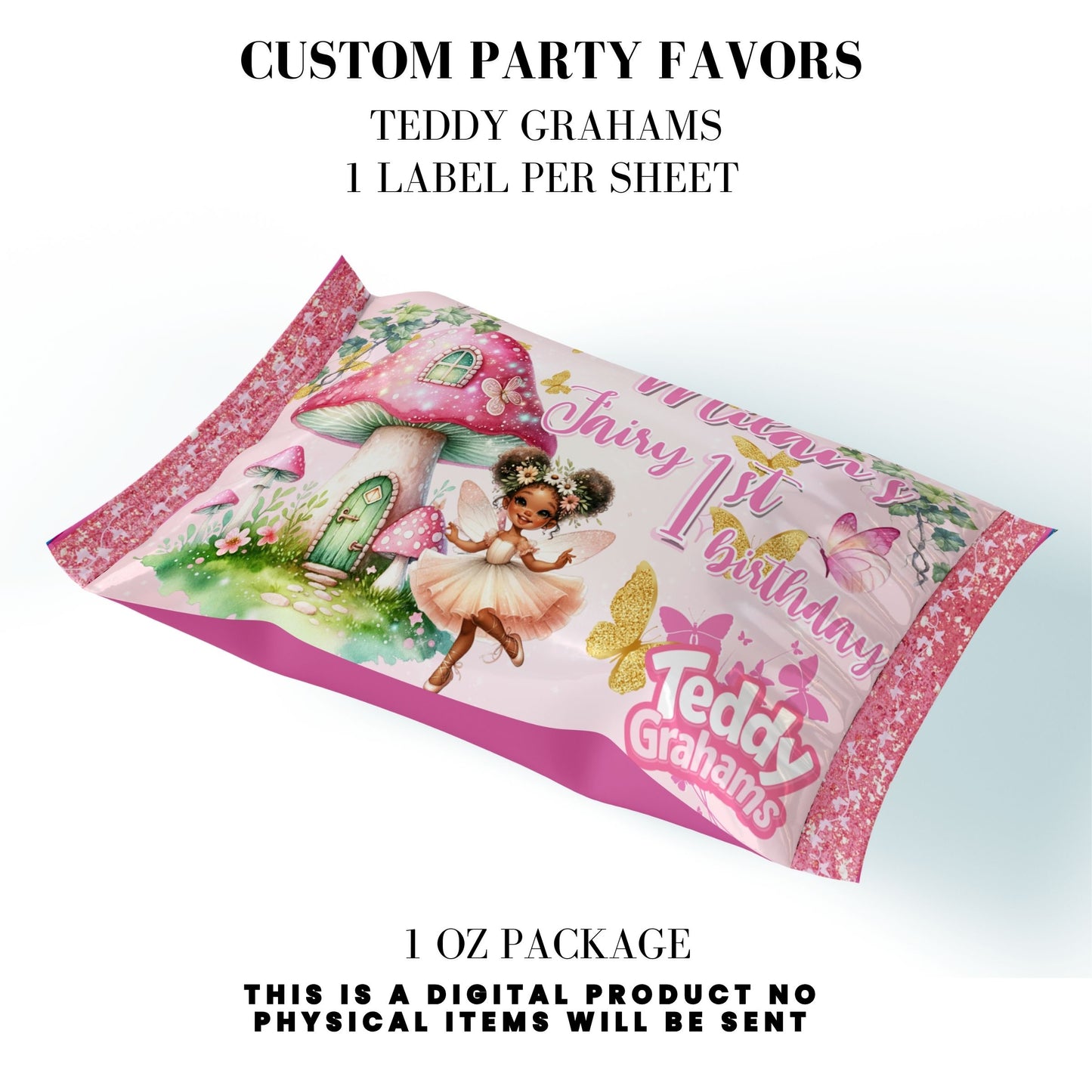 Pink Fairy Garden Birthday Party Favors DFY