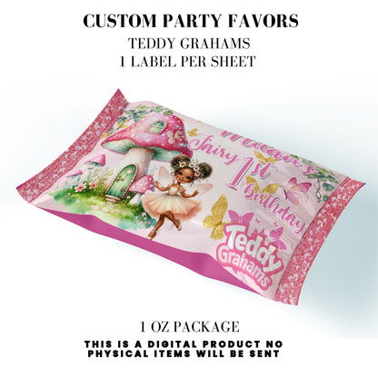 Pink Fairy Garden Birthday Party Favors DFY