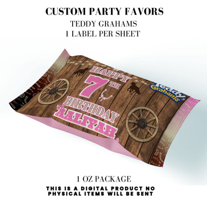 Cowgirl Rodeo Birthday Party Favors DFY