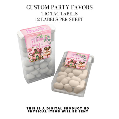 Pink Fairy Garden Birthday Party Favors DFY