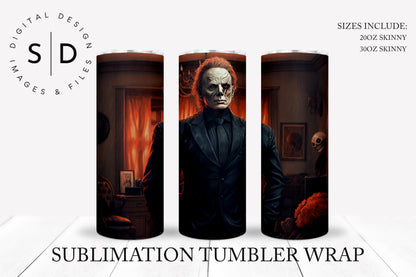 Halloween Michael Myers Tumbler Wrap Bundle