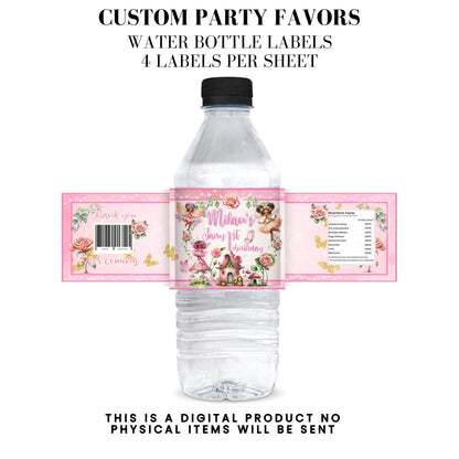 Pink Fairy Garden Birthday Party Favors DFY