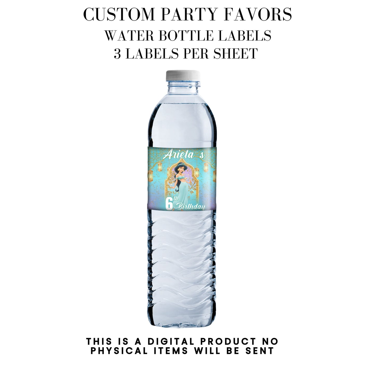 Princess Jasmine Birthday Party Favors DFY