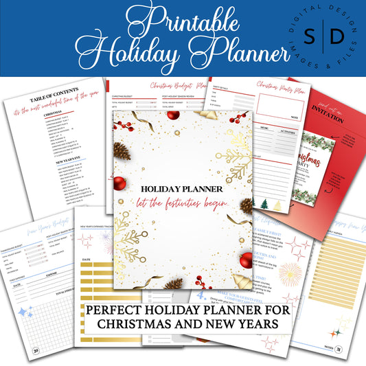 Classic Christmas Planner Printable