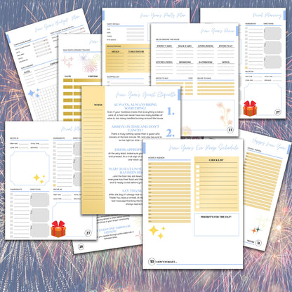 Classic Christmas Planner Printable